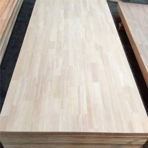 100-1220mm Width Rubber Finger Jointed Wood Boards Furniture Table Top Rounded Corners