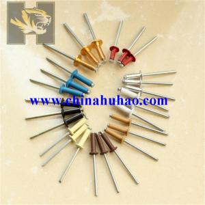 China baking finish color head blind rivet supplier