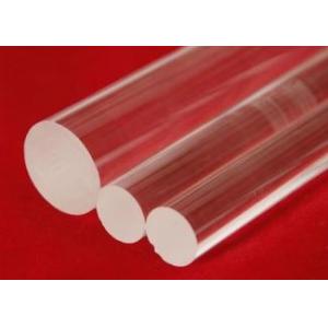 Custom Clear Fused Quartz Glass Light Guide Rod High Corrosion Resistance