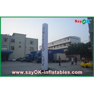 China 2m Oxford Cloth Inflatable Lighting Decoration Pillar With Logo supplier