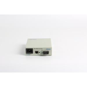 HiOSO 850nm Optical To Ethernet Converter , Optical Media Converter 2W