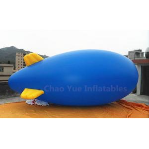 China 4M Blue Inflatable Helium Blimp for advertising supplier