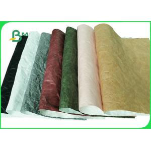 Waterproof 1443R 1473R PU Laminated Colored Fabric Paper For Shopping bags