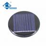 China 5V 0.25W Round small solar panels for sunpower solar charger ZW-R58 risen energy solar panels wholesale