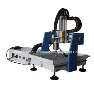 China Desktop 360*360mm Mini CNC Metal Carving Machine with DSP Control supplier