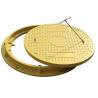 China EN124 Certified BMC FRP Manhole Cover With High Load Capacity For Industrial And Commercial Applications wholesale