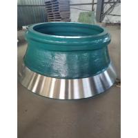 China Cone Crusher Manganese Castings Mantle Bowl Liner Suit For Sandvik H3800 4800 CH440 CS440 HP300 Metso on sale