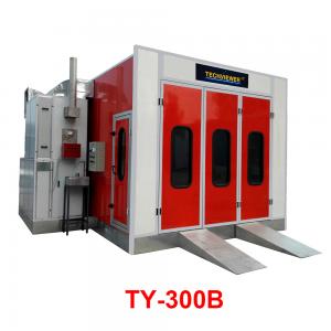 China 80℃ Steel Car Paint Booth Baking Oven With Italy Brand Diesel Burner Automotive Spray Booth supplier