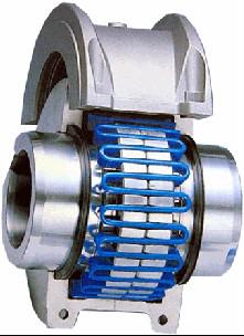 Easy Assembly Spring Loaded Coupling With Good Vibration Damping Performance