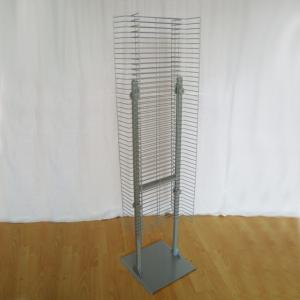 China Universal 1 Space Metal Floor Display Stands With Single Or Double Sides supplier