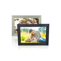 China Tabletop 10.1 inch Lcd Electronic Digital Picture Frame With Calendar Clock For Christmas Gift on sale