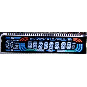 China Exposição negativa feita sob encomenda audio 3,0 V do VA Lcd do segmento da exposição de segmento do Lcd do carro supplier