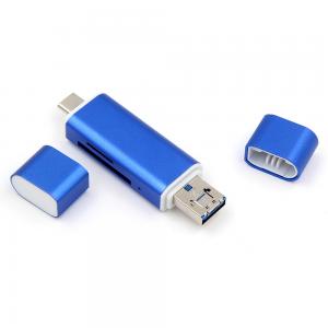 China 3 In 1 3.0 USB Type C Adapters Three Connectors For Sd Card supplier