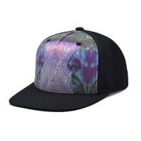 China Wholesale fashion flat brim allover sublimation printed 5 panel custom snapback caps and hats on sale