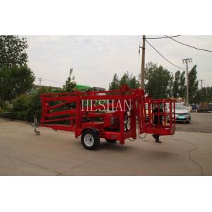 20M Articulated Hydraulic Aerial Work Platform Towable Telescopic Boom Lift