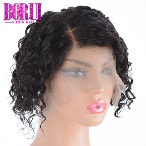 Summer Brazilian Pixie Cut Short Hair Wig Deep Wave Curly Bob Wig Dyed Bleach