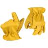 Cow Upper Yellow Leather Driving Gloves Industry Hand Protection Gloves