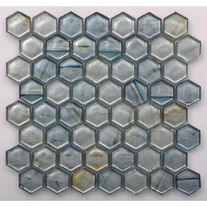 China Latest Agglomerate Mosaic Tile with Hexagon Shape wholesale
