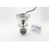 China Non Slip Handle Stainless Steel Pour Over Coffee Dripper With Silicone wholesale