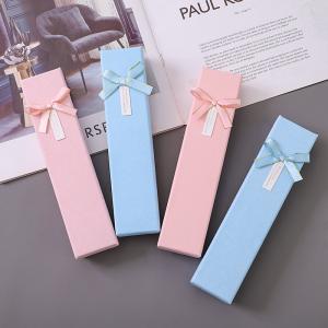 China Rectanglar Cardboard Jewelry Gift Boxes Bulk High End CMYK Printing supplier