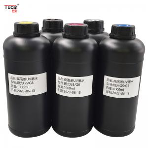 China factory wholesale High drop UV ink for Ricoh G5/G6/Konica/Sail/Toshiba for Plastic leather acrylic metal toy
