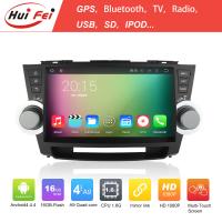 2015 android dvd player for car for highlander 10.1 inch quad core RK3188 A9 chip 16GB dvd