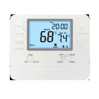 China 24V Heat Pump 2H / 1C  HVAC ABS Multi Stage Thermostat For Office / Bar on sale