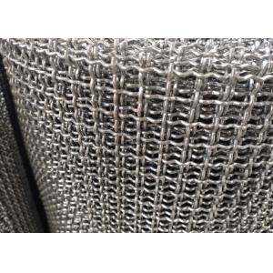 1/2" X 1/2" Metal Pre - Aluminum Crimped Wire Mesh High Carbon Steel Plain Weaving