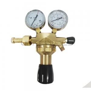 China Brass G3/4 Inlet Connector Thread Nitrogen Gas Regulator for Oxygen Nitrogen and CO2 supplier