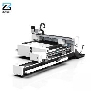 CNC Carbon Metal Sheet Fiber Laser Cutting Machine 3 Phase 1390 With Rotary