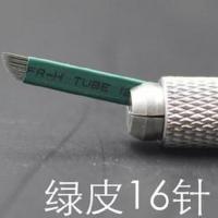 China PCD Permanent Makeup Eyebrow Tattoo Needles For Manual Tattoo Pen 16 Pin Needle on sale