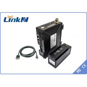 China Security Video Transmitter COFDM Modulation H.264 Encoding HDMI & CVBS AES256 Encryption Battery Powered supplier