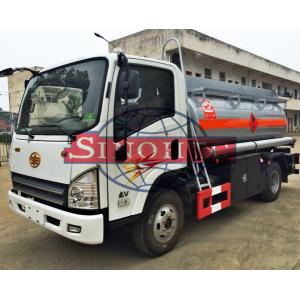 China 3 - 5cbm Refuel Oil Tanker Truck FAW TIGER V Chassis Series 7 Tons GVW wholesale