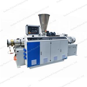 China 65mm Plastic Twin Screw Extruder PVC UPVC CPVC Pipe Production Line With Customized supplier