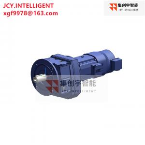 China Custom Gear Motor with 83.15 Gear Ratio and 4 Rated Power for Industrial Automation supplier