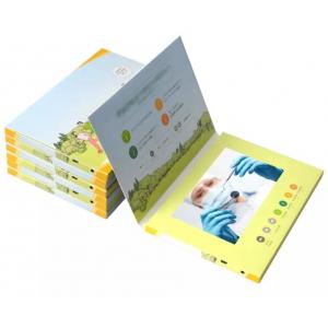 Custom Advertising Media Player LCD Sound Module Video brochure Cards for pharmacy