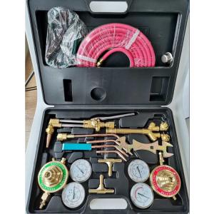 Oxygen Acetylene Gas Cutting Kit with 3/8'' Acetylene Outlet and 5/8'' Acetylene Inlet
