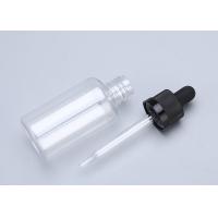 China Smooth Surface 30ml Plastic Dropper Bottles Excellent Sealing Capability on sale