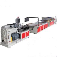 Wall Panel Production PVC Profile Extrusion Line / WPC Profile Extruder Making Machine