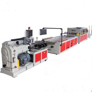 China Wall Panel Production PVC Profile Extrusion Line / WPC Profile Extruder Making Machine supplier