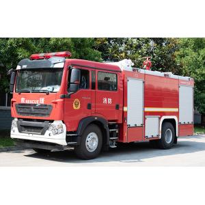 China Sinotruk HOWO 8000L Water and Foam Fire Truck with Pump & Monitor supplier