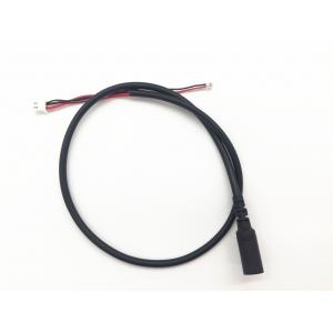 China Black PVC Molding Type Power Cable Assembly 28AWG / 22AWG Wine DC Jack 3.5*1.35 supplier