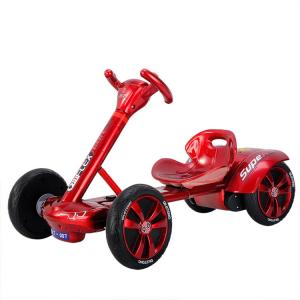 Remote Rechargeable Kids Ride On Car Four-wheel Drift Go-kart with Independent Brakes