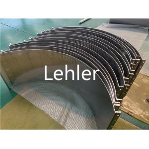 China Wedge Sieve Bend Screen 0.15mm Slot SS316L For Dewatering / Drying Equipment supplier
