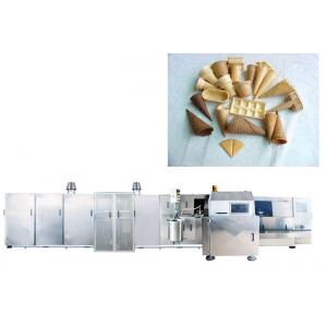 China Wafer Cone Ice Cream Making Equipment , High Capacity Ice Cream Production Process supplier