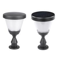 China Aluminum Landscape Outdoor Garden Solar Light Light Control 3000k 6000k For Gate Pillar on sale