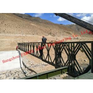 China Heavy Loading Capacity Modular Steel Bailey Bridge Great Stability Long Fatigue Life supplier