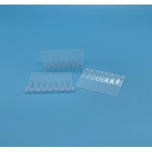 Polypropylene Transparent PCR Plates Low Profile 8 Even Magnetic Needle Set Round Bottom
