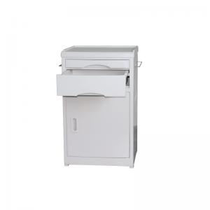 White Full ABS 480*480*750mm Medical Bedside Cabinet