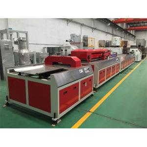 China Double Screw Design PVC Window Profile Production Line Plastics Mixing Uniformity supplier